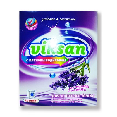 ВИКСАН Стиральный порошок Виксан 400г Автомат с пятновыводителем для цветного Цветущая Лаванда