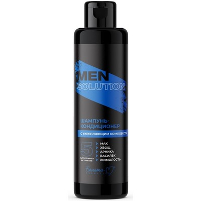 Белита-М МEN solution  МEN solution Шампунь-Кондиционер с укрепляющим комплексом 400г