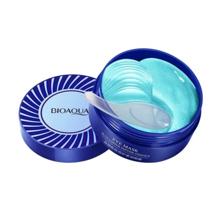 BIOAQUA HAEMATOCOCCUS PLUVIALIS Гидрогелевые патчи под глаза с пептидами голубой меди 80г/60шт
