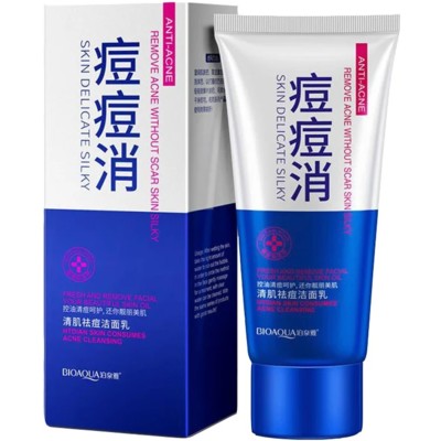 BIOAQUA ANTI-ACNE Пенка Очищающая для умывания против акне 100г 12шт/уп